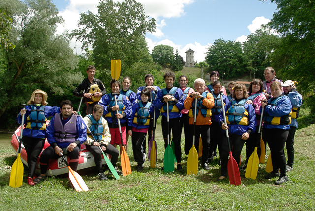 sortie entreprise rafting