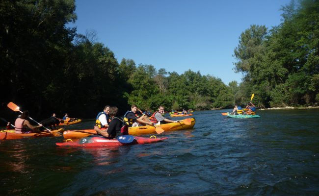 Canoe avec guide sur l'Ariège