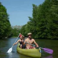 canoe sur la riviere canoe sur la riviere