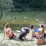 Pique nique au bord de l'Ariège