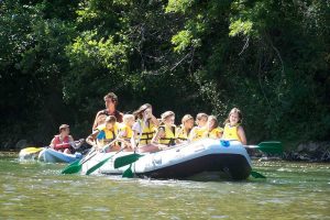 rafting avec des enfants