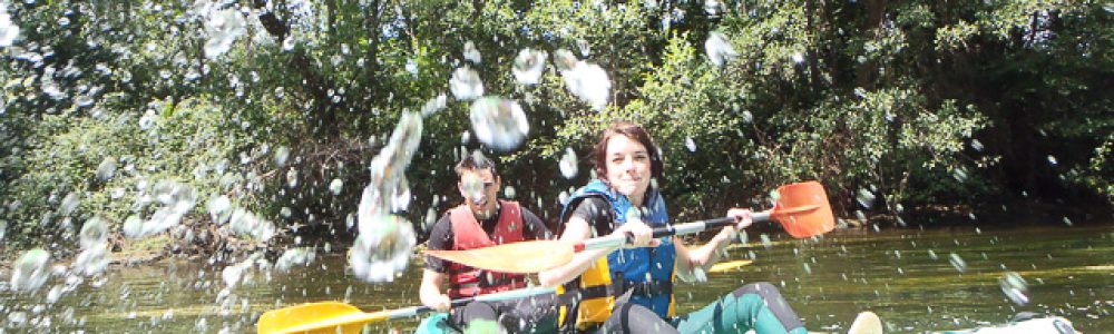 Canoë entre amis sur l'Ariège