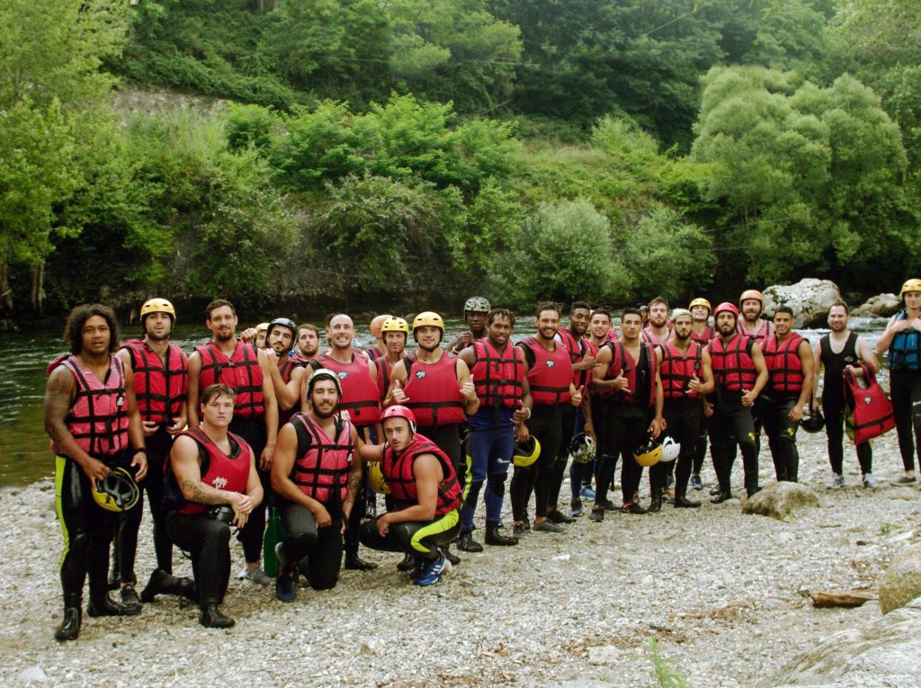 Rafting en groupe