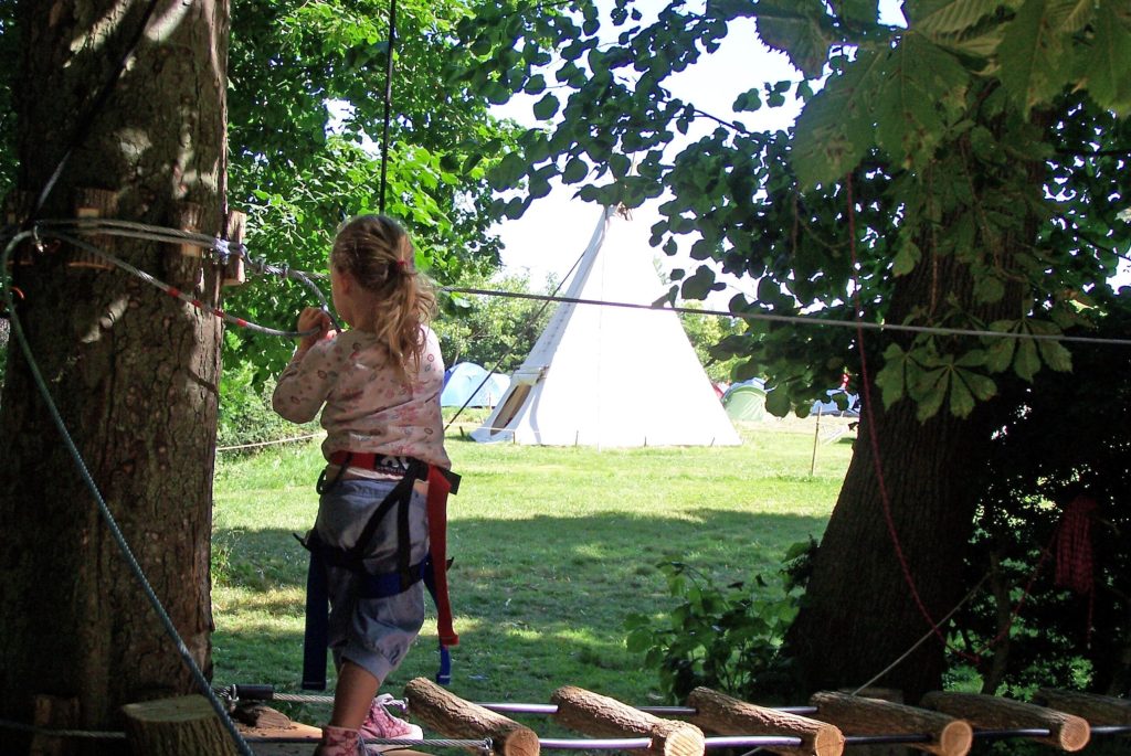 Parcours accrobranche enfants