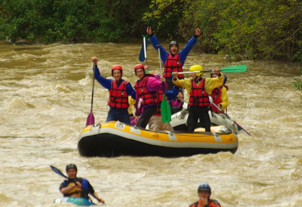 rafting en crue